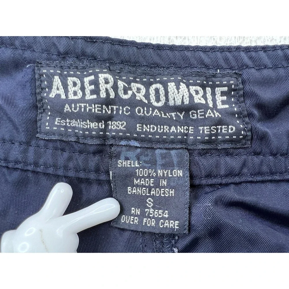 Abercrombie Board Shorts Mens Small Blue Yellow Colorblock Swim Trunks Surf